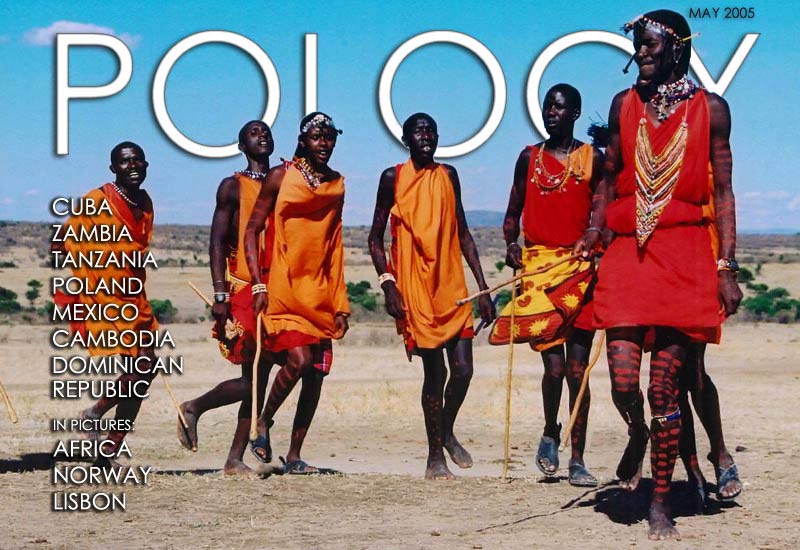The cover of Pology Magazine -  A magazine about travel and world culture.  Pology features travel photography and travel writing.