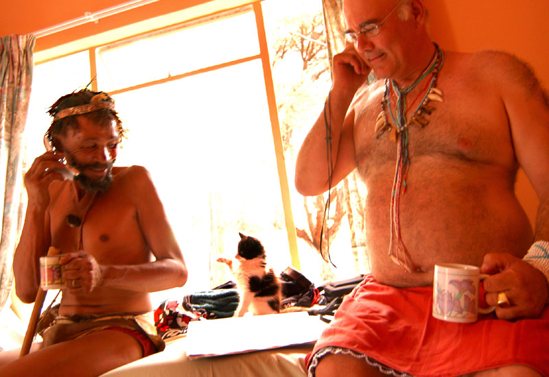 Travel Photo Essay: Cell Phone-Wielding Shamans Call Rain in South African 
                          Desert